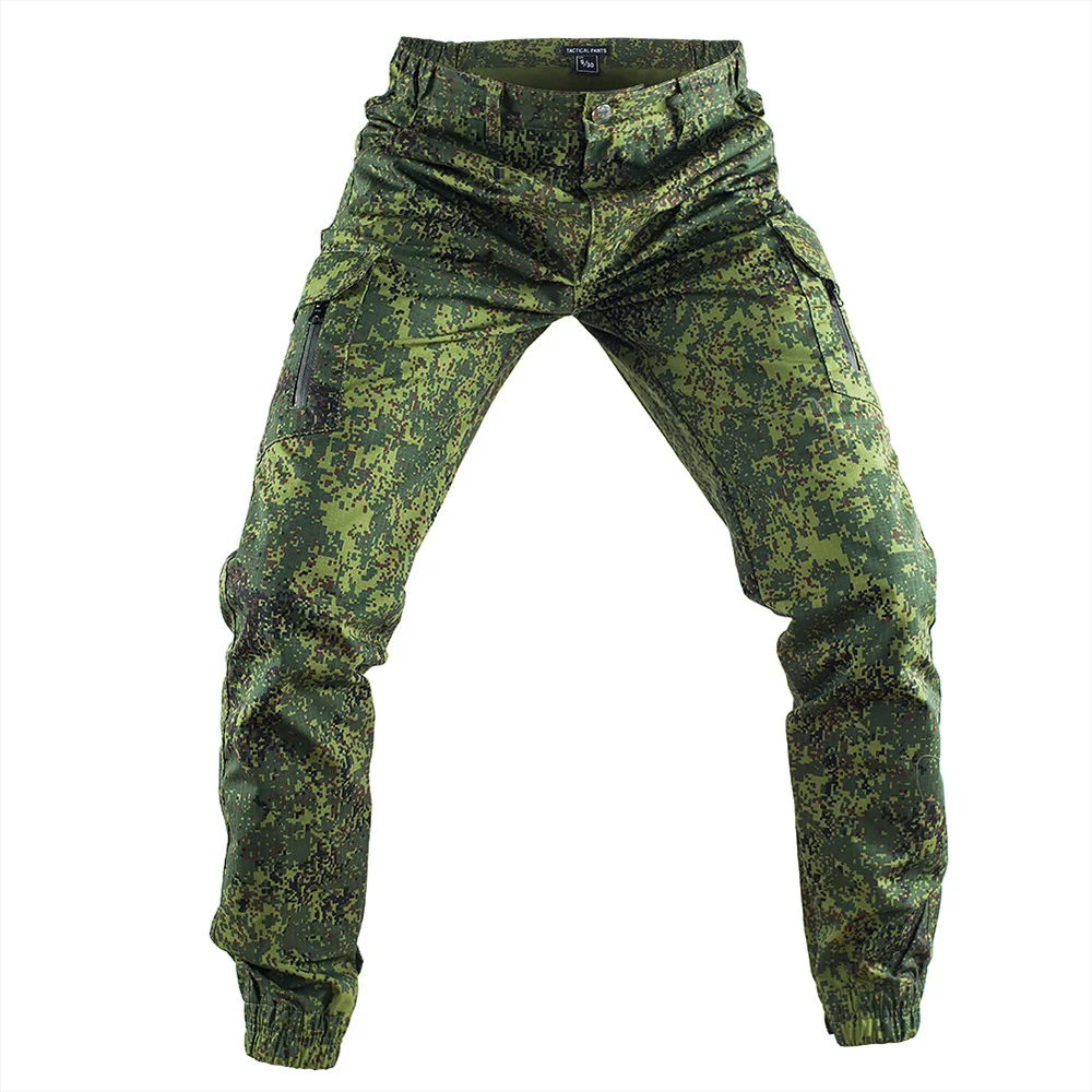 Pantalones tácticos camuflaje ripstop ruso con cordón para hombre - imagen 5