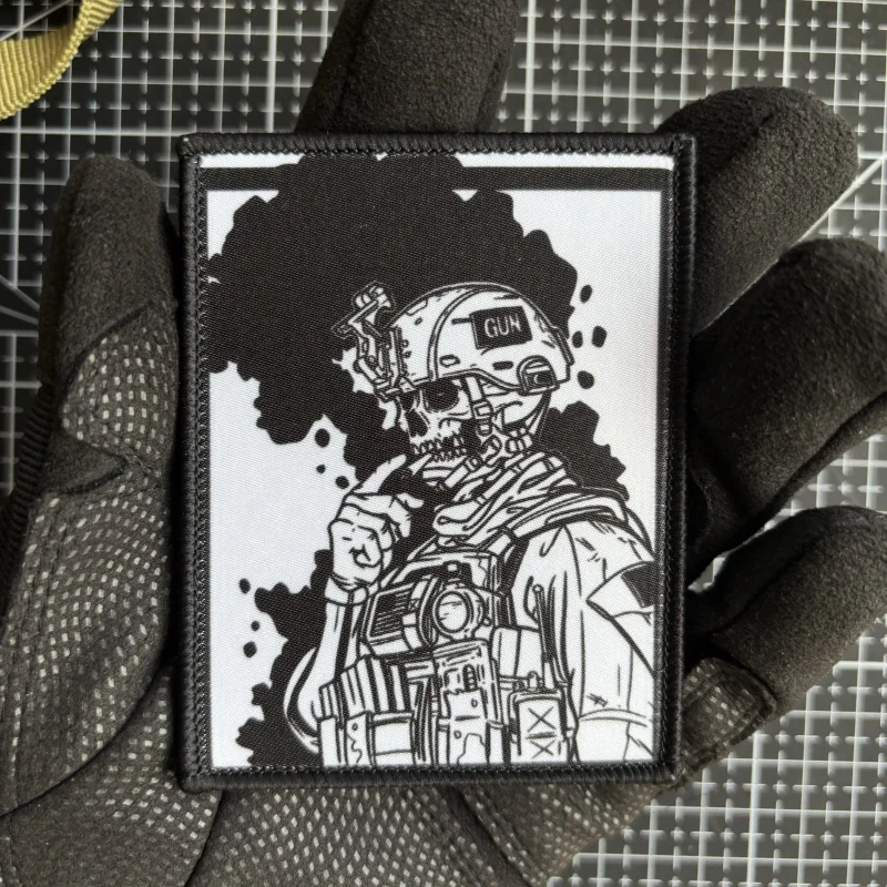 Just A Gun Rifleman Parche Táctico MOLLE para Mochila Militar