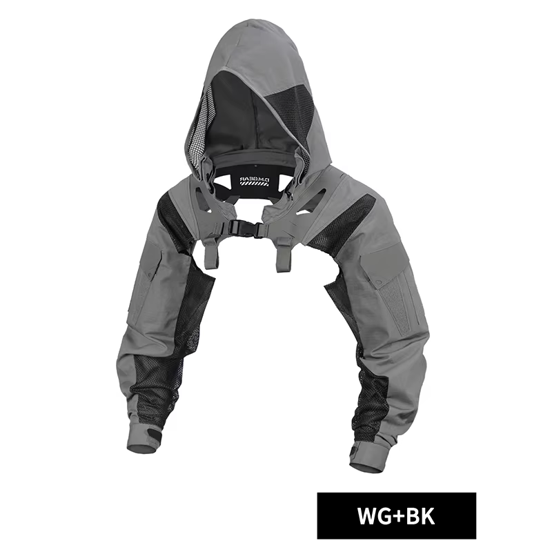 DMgear Abrigo táctico con capucha transpirable para aire libre - imagen 3