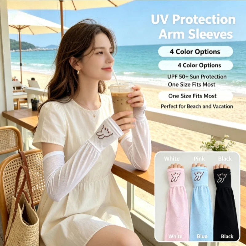 Mangas anti-UV de protección solar sueltas tallas grandes mujer