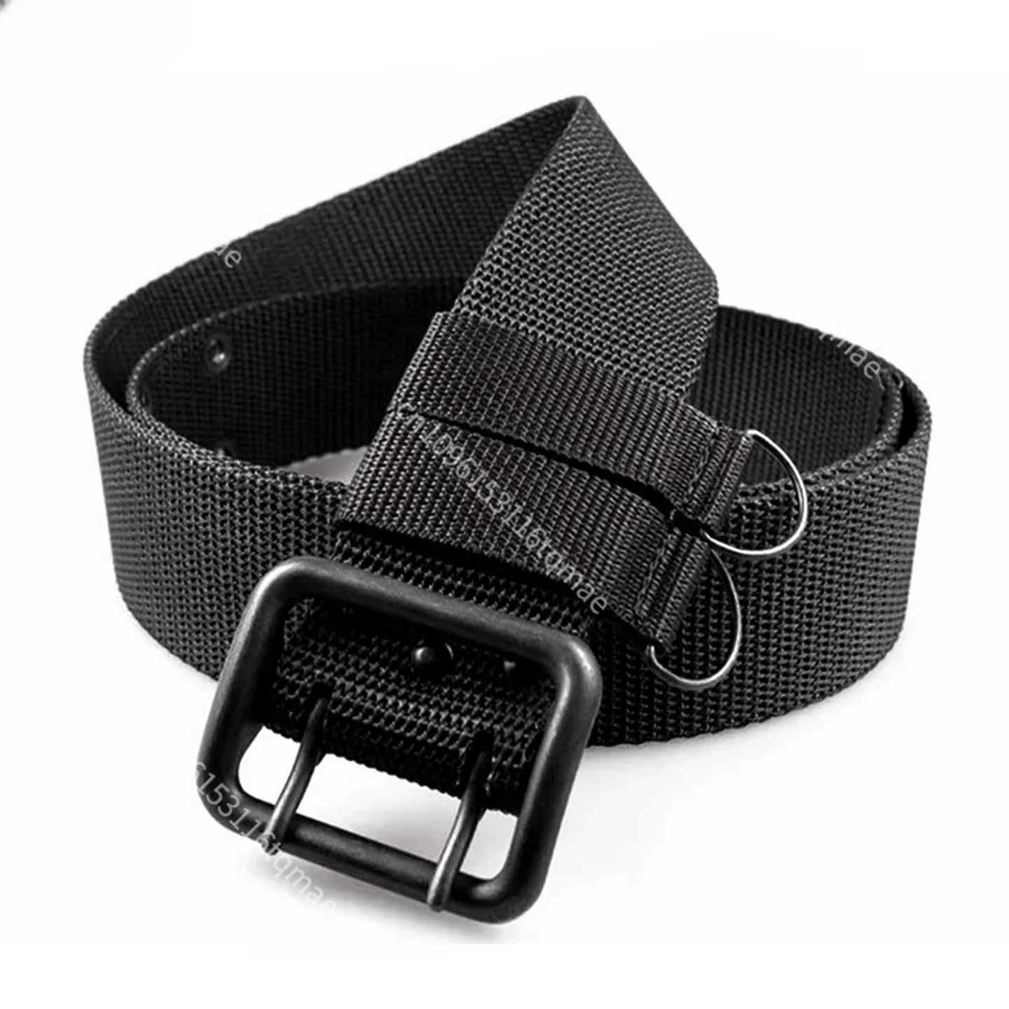 Cinturón táctico VKBO ruso de nailon ventilado negro con doble aguja - imagen 2