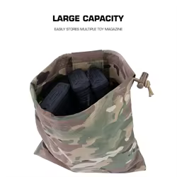 Bolsa Táctica MOLLE Enrollable Recoge Cargadores – Airsoft, Tiro y Caza