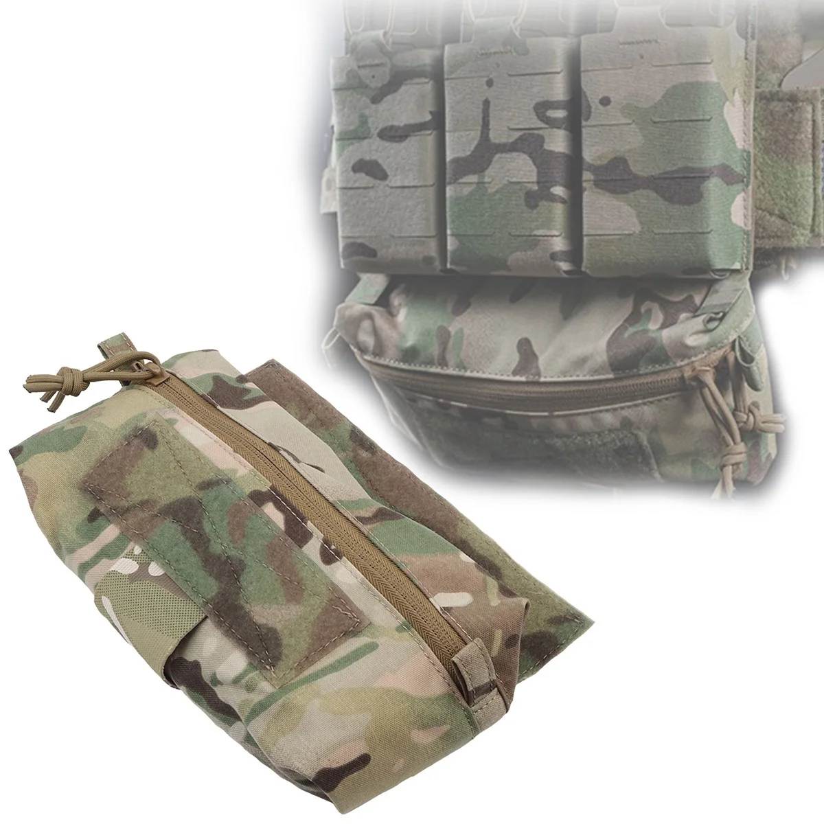Riñonera táctica colgante para chaleco, bolsa de descarga - imagen 4