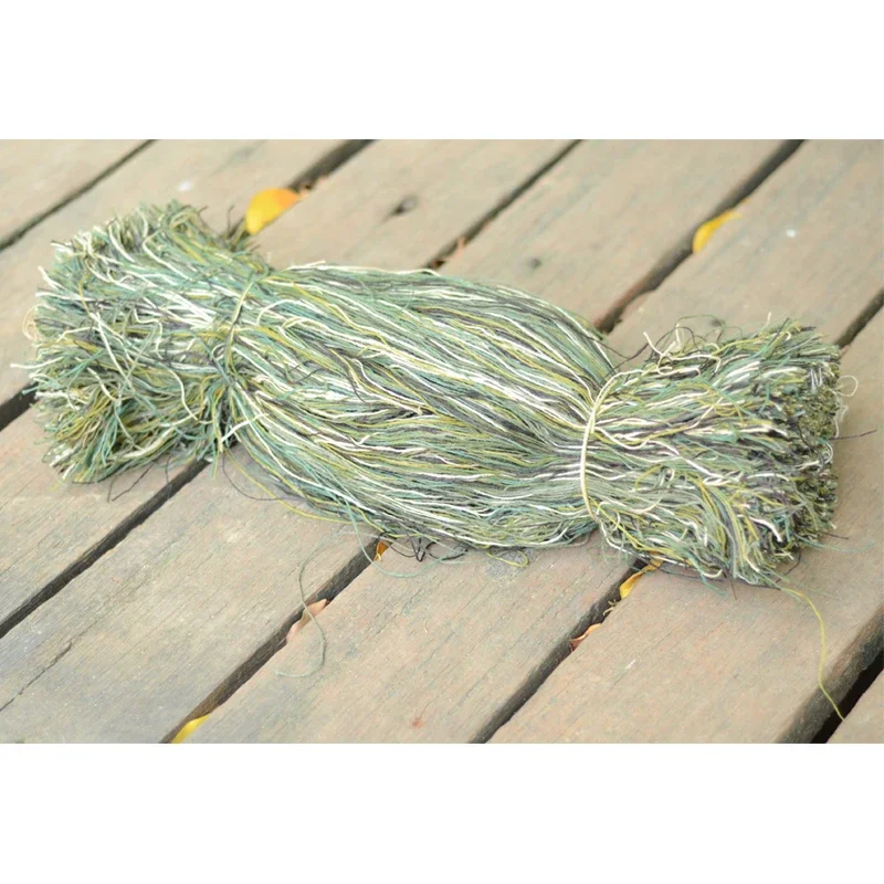 Hilos ghillie camuflados tácticos de yute para reparar trajes - imagen 4