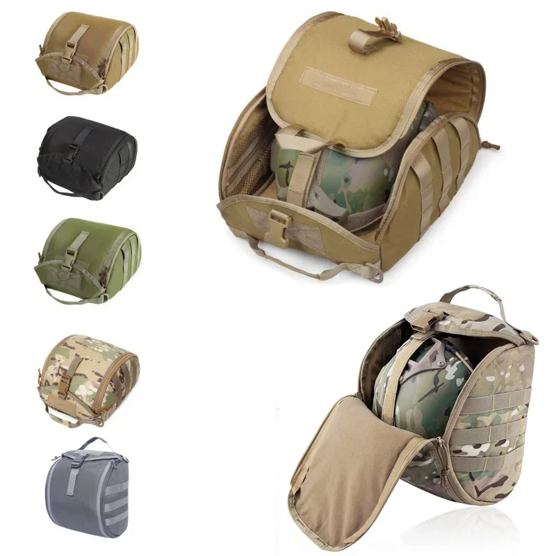 Bolsa casco táctico MOLLE - transporte y almacenamiento compacta MICH - imagen 4