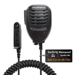Baofeng Walkie Talkie UV-9R Plus altavoz micrófono PTT