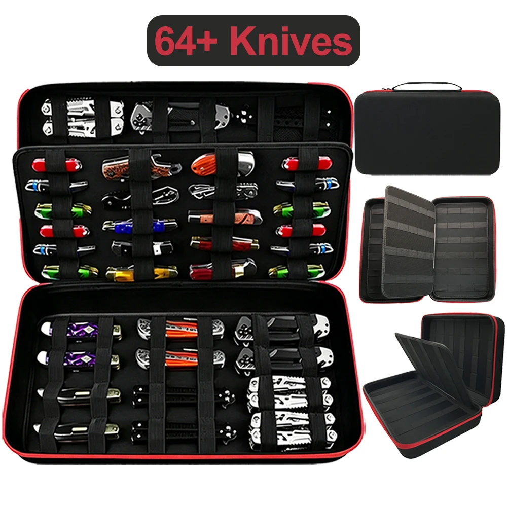 Estuche organizador de cuchillos plegables para caza y camping - imagen 2
