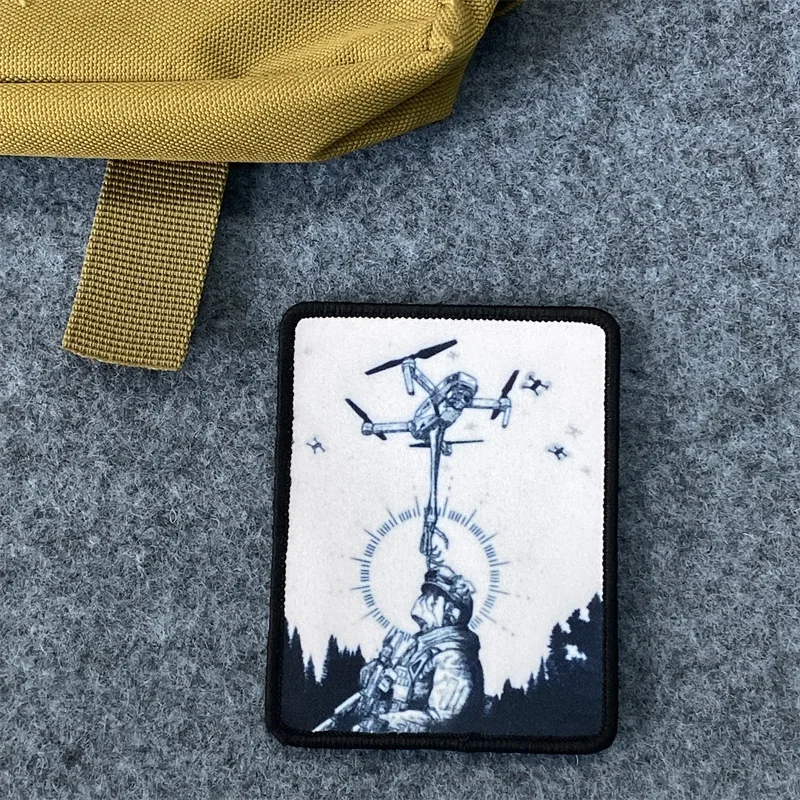 Parche táctico velcro calavera – Para chalecos y equipo MOLLE - imagen 5