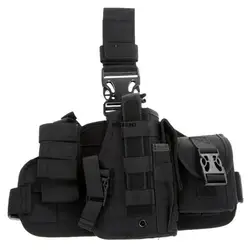 Bolsa de pierna MOLLE táctica resistente para caza y entrenamiento