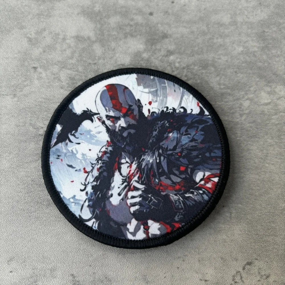 Parche táctico God of War con velcro para chaleco y mochila - imagen 3