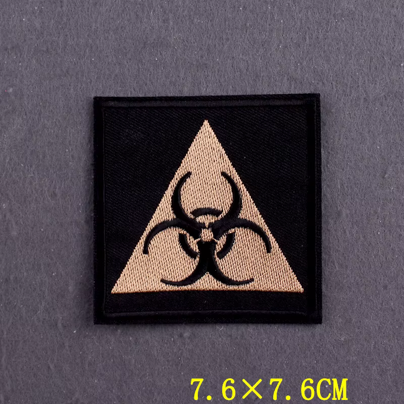 Parche bordado símbolo nuclear Chernobyl estilo Stalker táctico - imagen 3