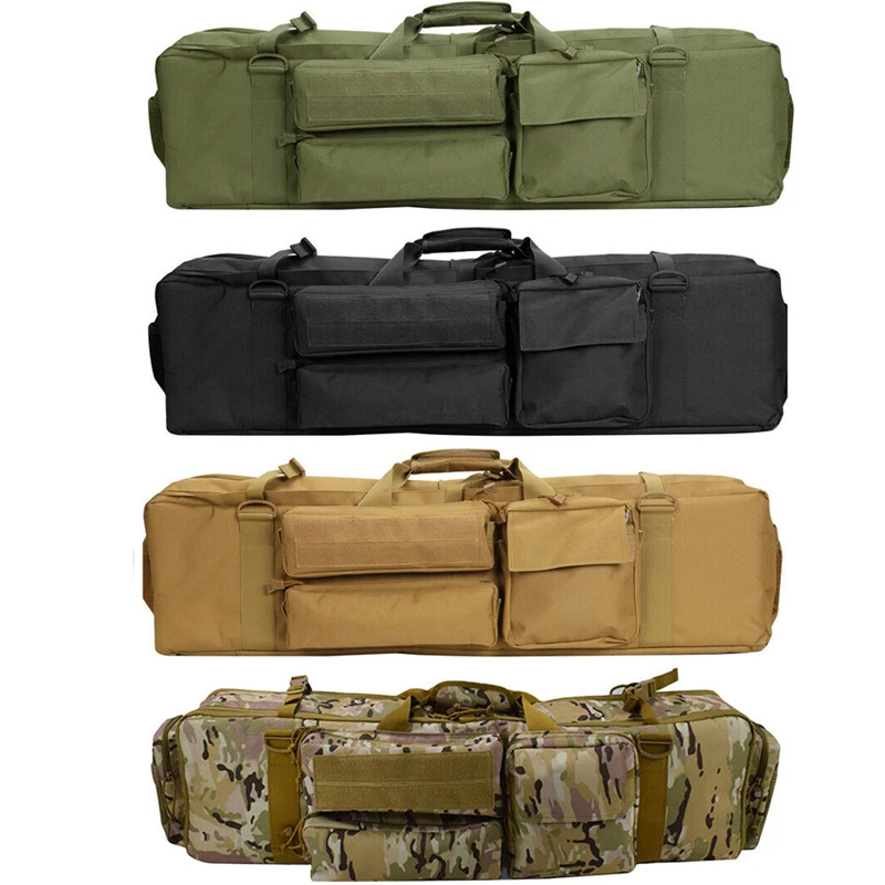 Mochila tactica MOLLE con bolsa doble para rifle y estuche carabina - imagen 5