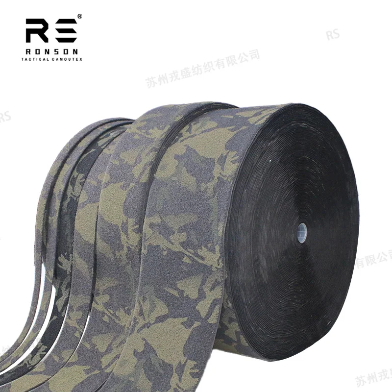 Correa de sujeción táctica en nailon camuflaje negro MC duradera - imagen 5
