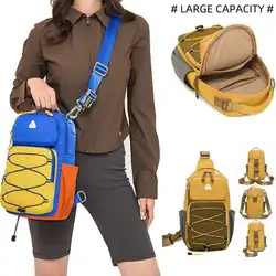 Bolsa táctica de pecho con cordón bandolera para viaje y trekking