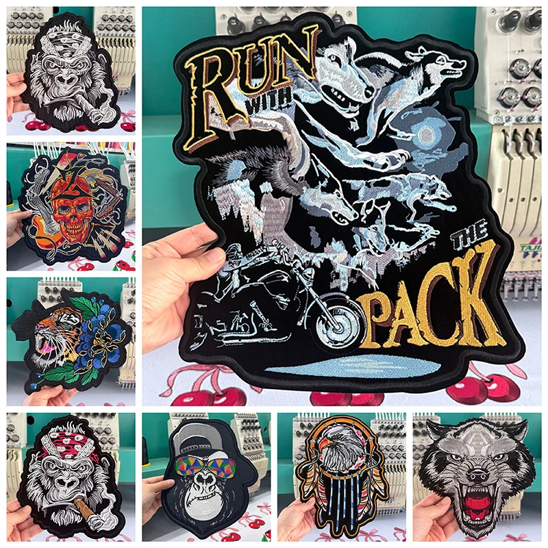 Parches bordados punk y biker