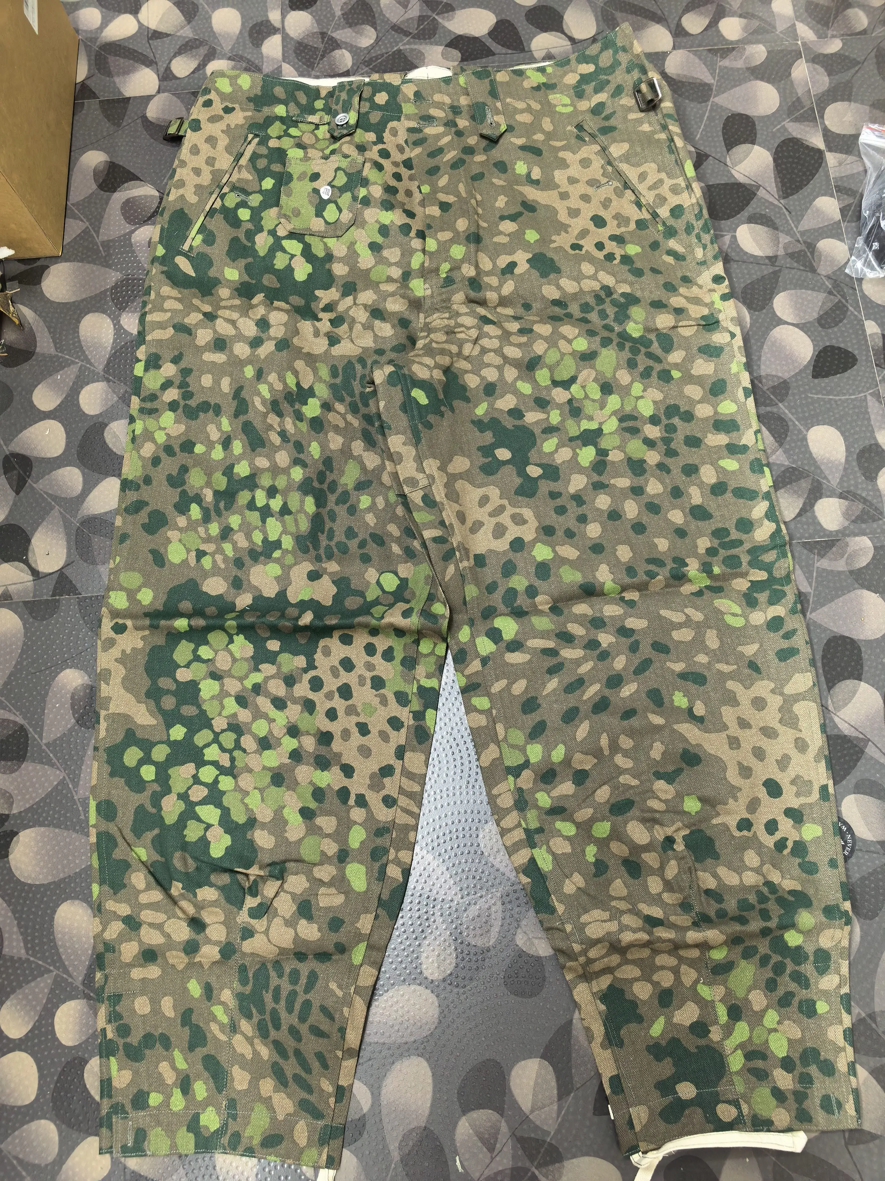 Pantalones tácticos camuflaje DOT44 estilo alemán M43 para airsoft - imagen 4