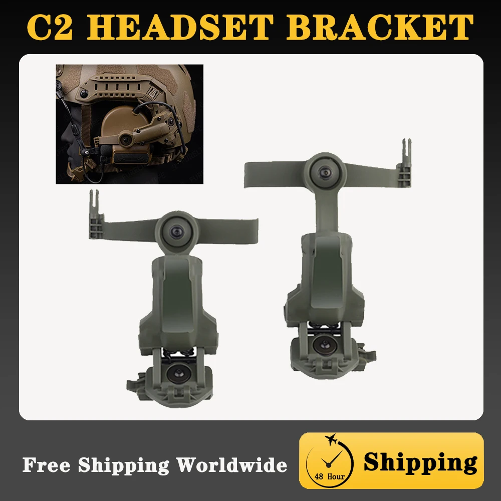 Soporte auriculares PELTOR ComTac para riel MLOK – Casco táctico - imagen 2