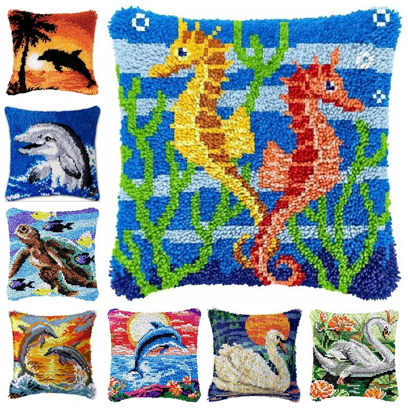 Kit MOLLE bordado caballito mar lana principiantes resistente versátil - imagen 5