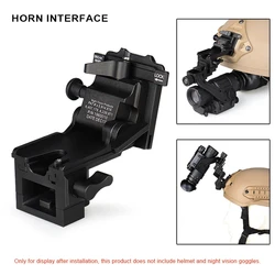 Soporte metálico NVG PVS para gafas nocturnas en casco Rhino