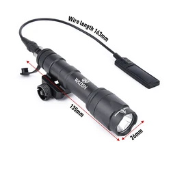Linterna táctica WADSN M600 de metal con foco para Picatinny