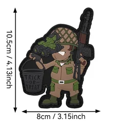 TRICK OR TREAT parche táctico velcro Halloween militar