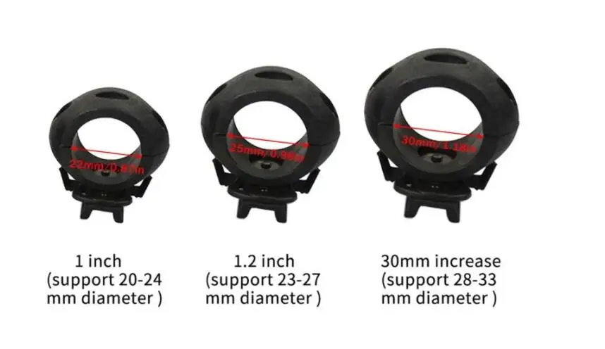 Soporte de linterna en casco con carriles FAST