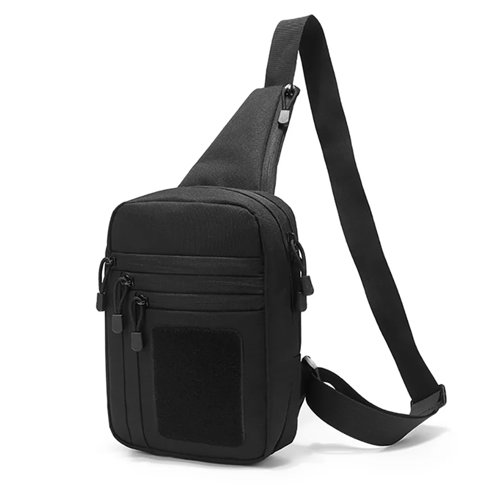 Bolsa táctica pecho MOLLE con funda para pistola – EDC caza - imagen 4