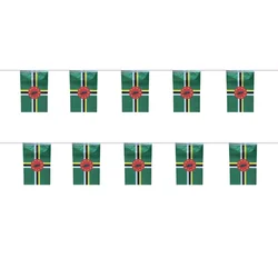 Banderín Dominica pequeño decoración festiva táctico militar