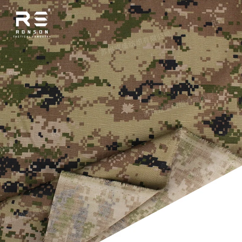 Tela táctica Ripstop CADPAT camuflaje nailon-algodón para uniforme - imagen 2