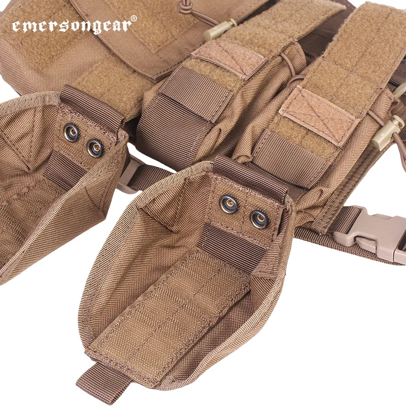 Emersongear Aparejo de Pecho Táctico Multibolsillos Nylon - imagen 4