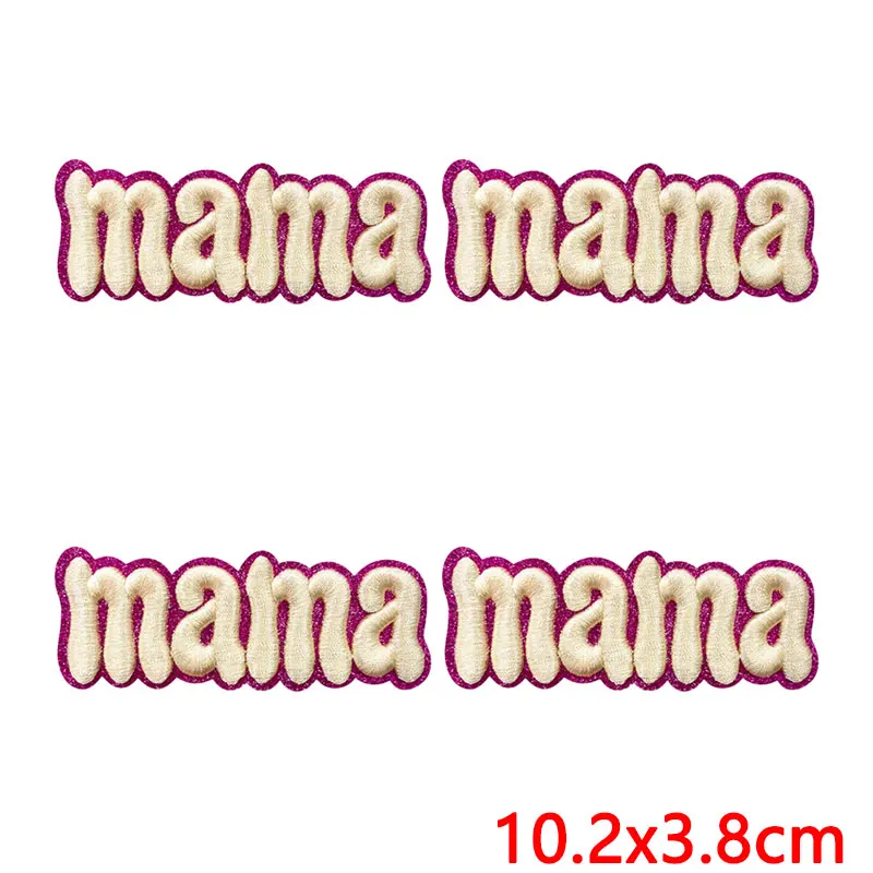 Parche bordado termoadhesivo letras fe familia para gorras y jeans - imagen 5