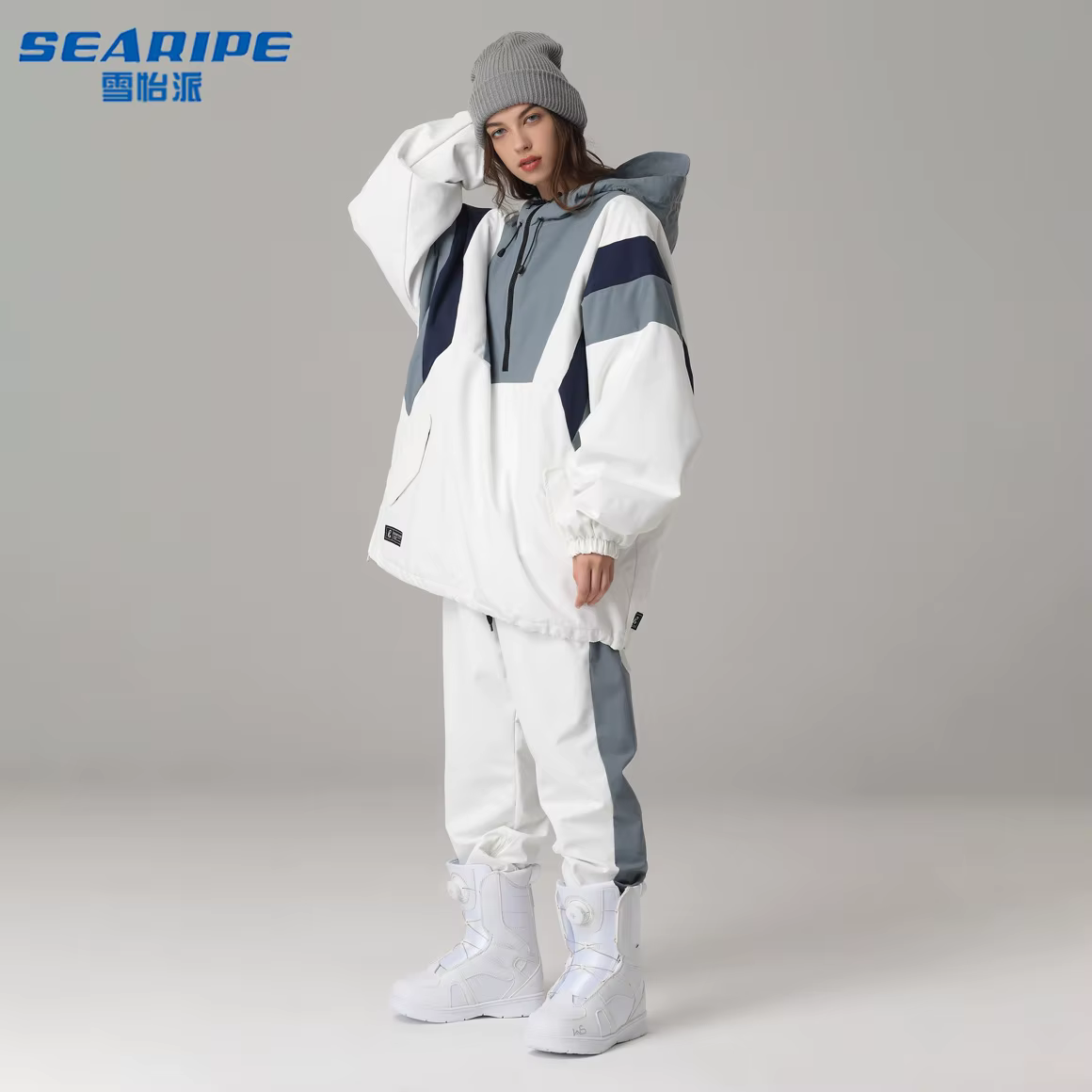 Searipe traje de nieve unisex – Chaqueta y pantalón impermeable cortavientos - imagen 5