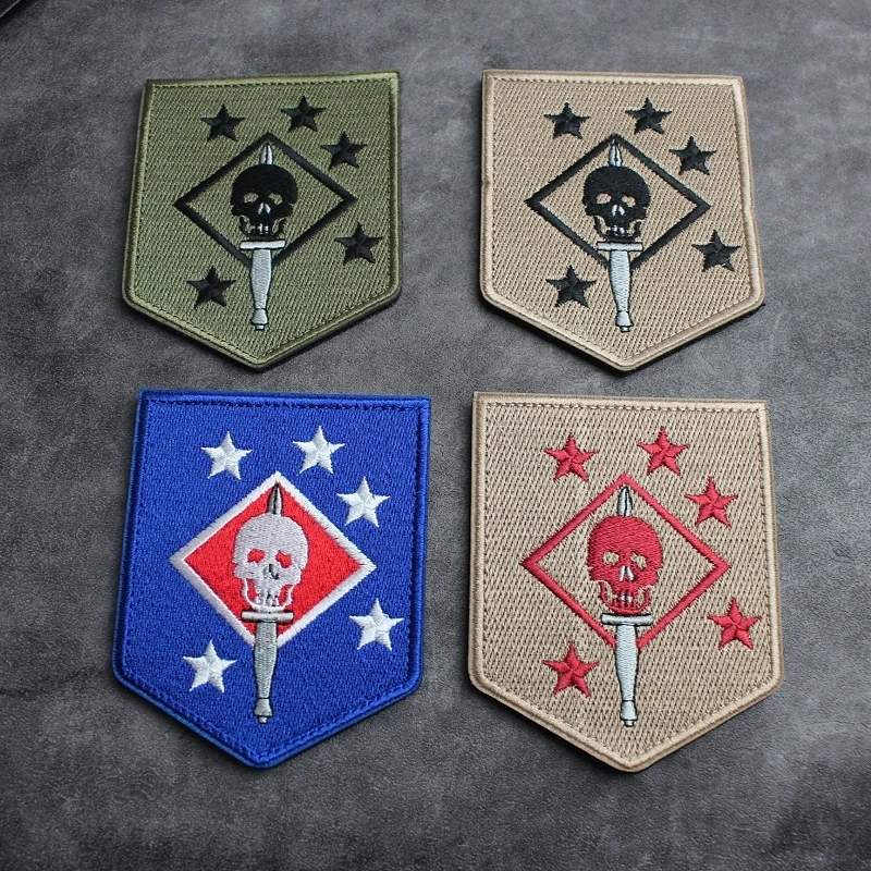 Parche mochila casco brazalete cuero Marine Raiders – Militar táctico profesional - imagen 2
