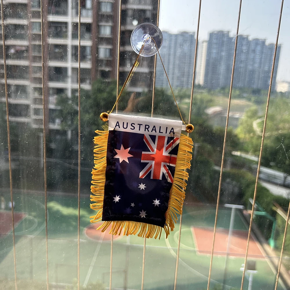 Bandera de Australia colgante para coche, doble cara - imagen 3