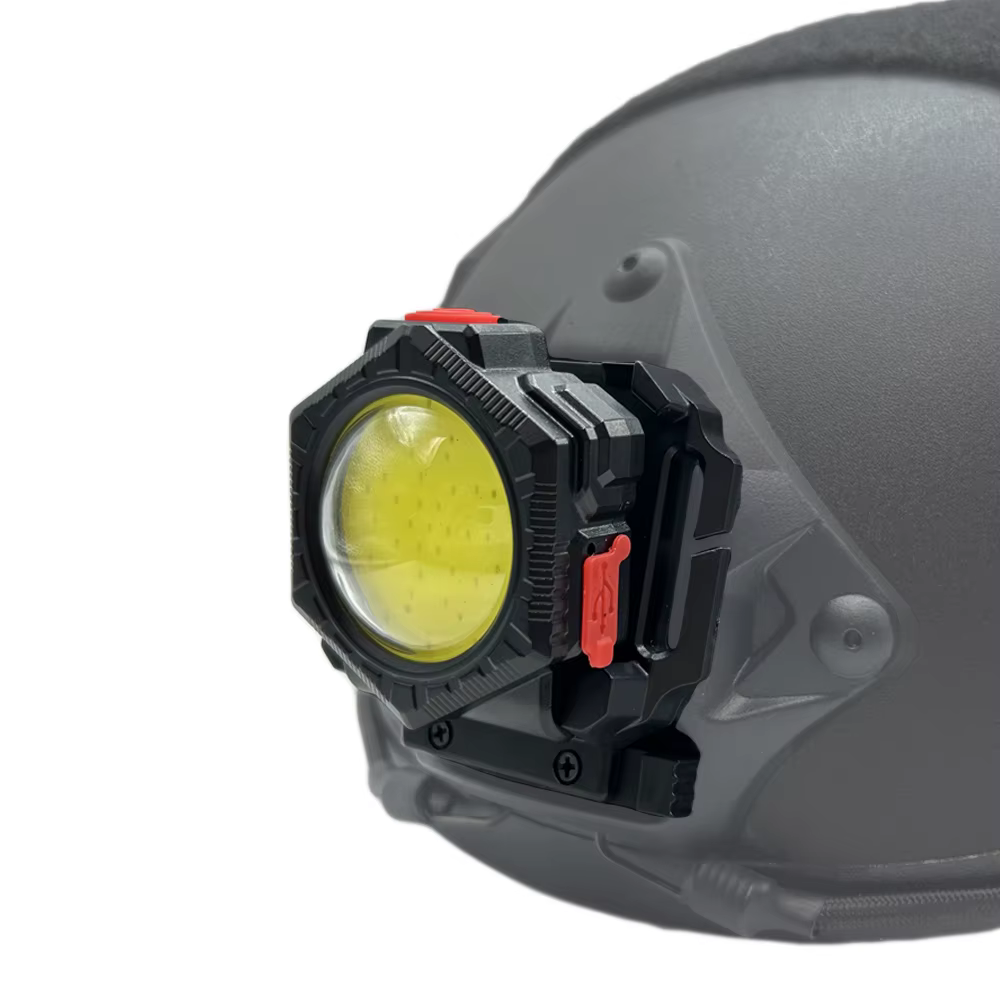 Linterna táctica LED con montura NVG para casco multiusos