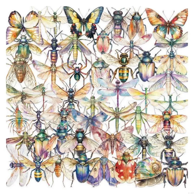 Pack pegatinas graffiti acuarela insecto para equipaje - imagen 3