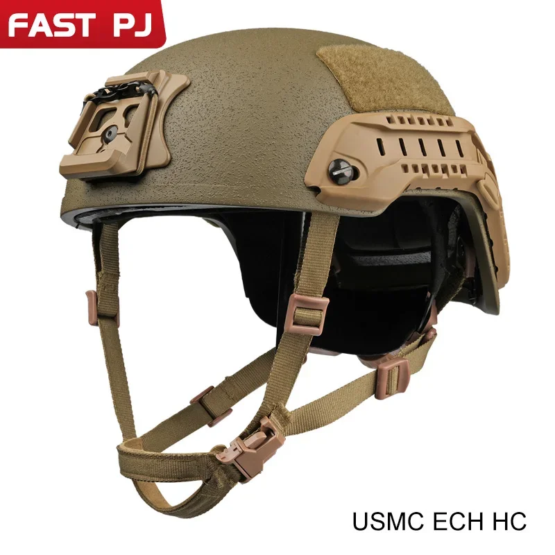 Casco táctico ECH corte alto combate fibra de vidrio MICH2001 - imagen 4