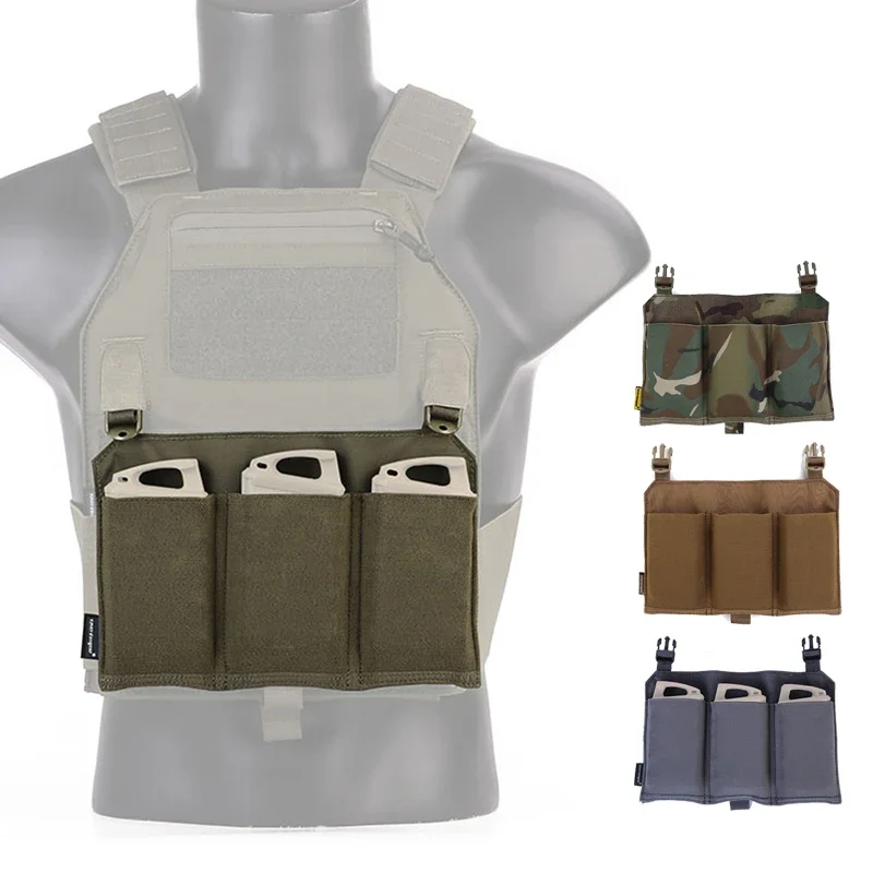 Emersongear portacargadores triple M4 MOLLE para chaleco táctico