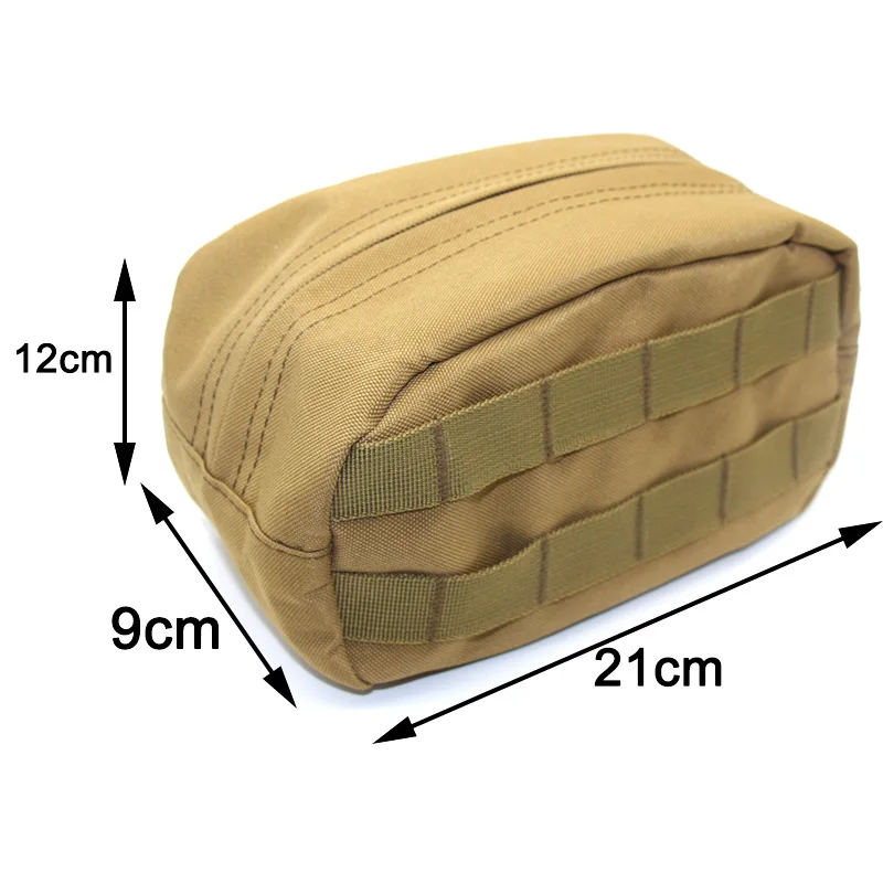 Riñonera táctica MOLLE multicalibre con bolsillos EDC