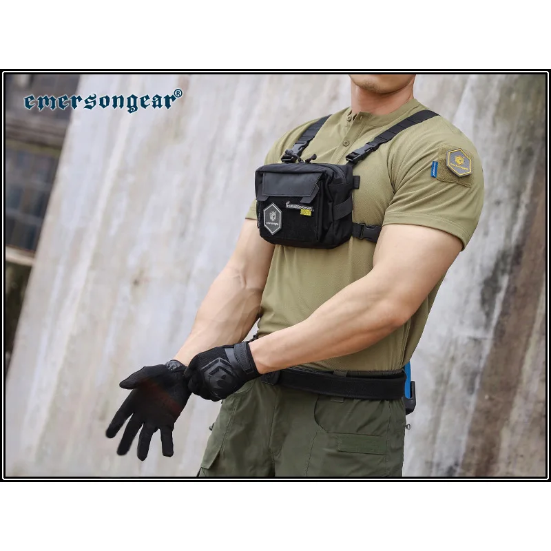Emersongear Rock Sparrow Polo táctico azul para outdoor multiuso