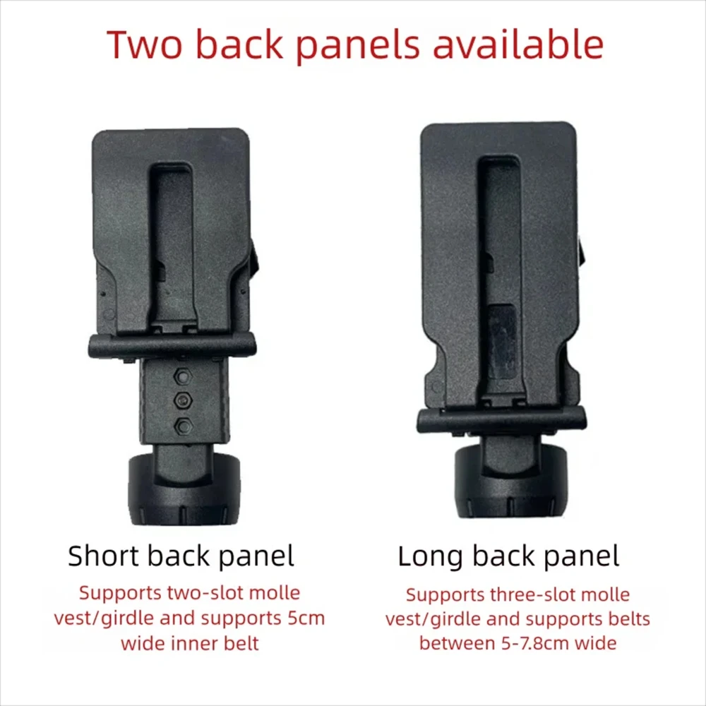 Adaptador Molle táctico con clip para fundas y cargadores - imagen 4