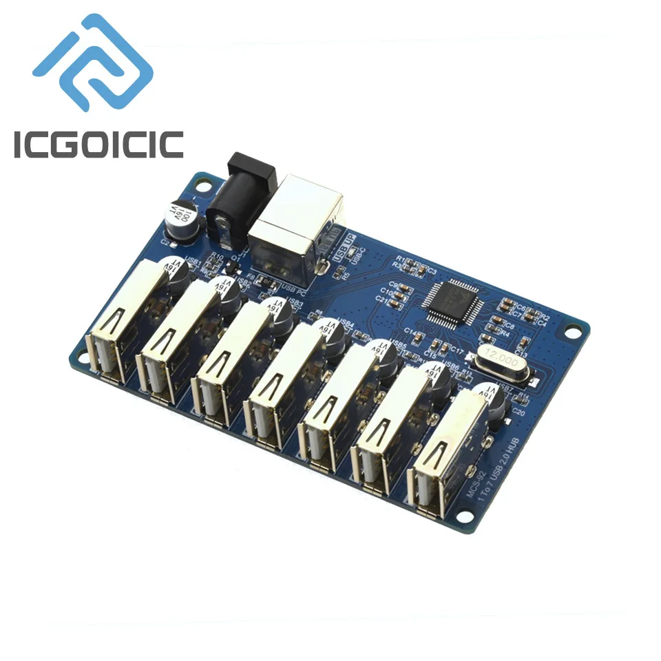 Hub USB 2.0 Raspberry Pi con alimentación externa listo para usar - imagen 2