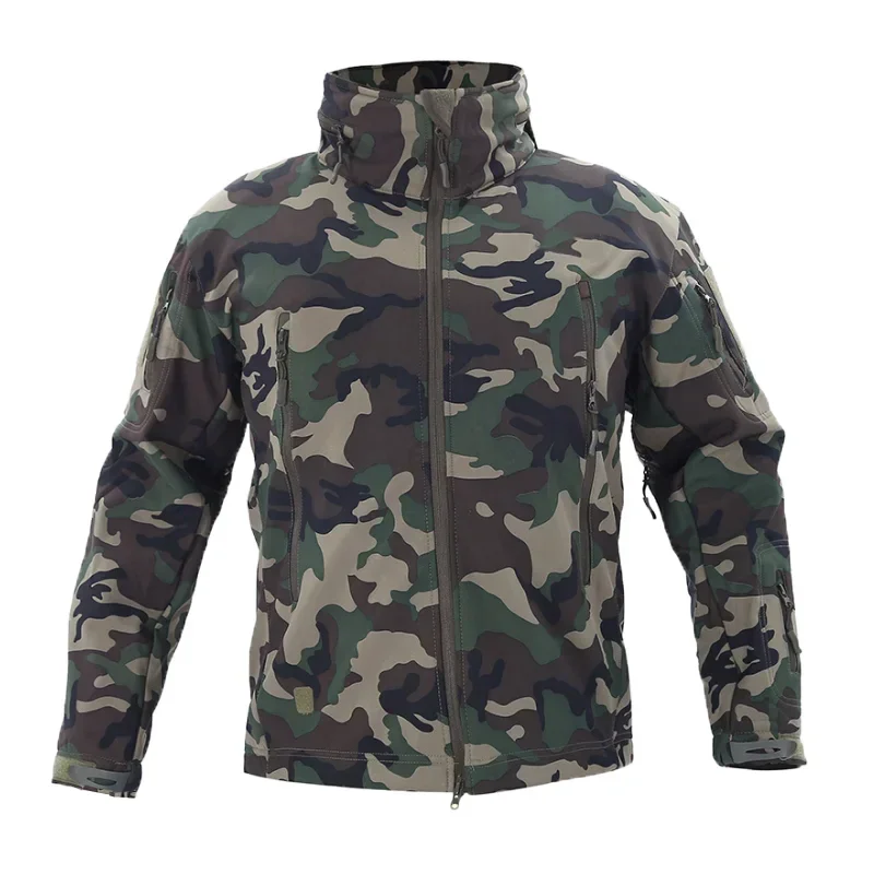Polar cortavientos táctico camuflaje militar para caza - imagen 3