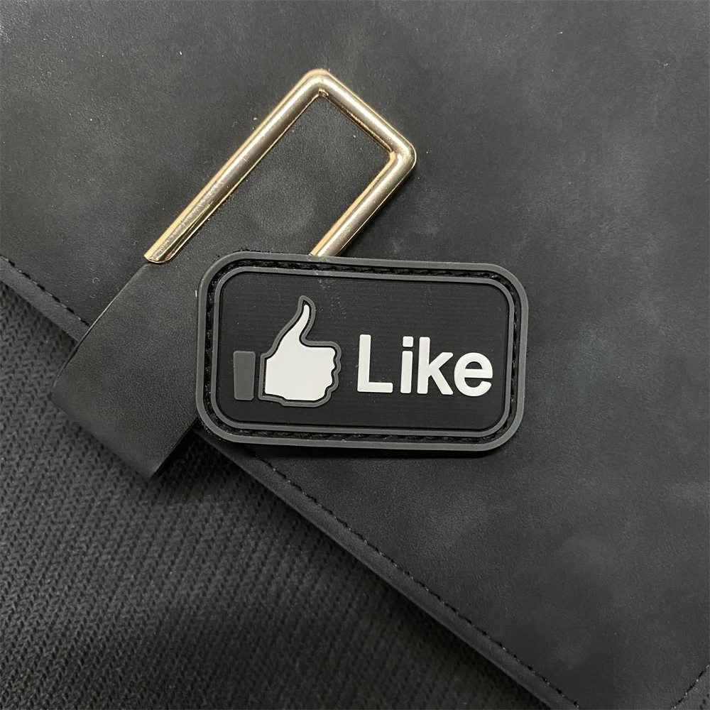 Parche táctico LIKE Give The Thumbs-up PVC 3D – Velcro para mochila - imagen 4