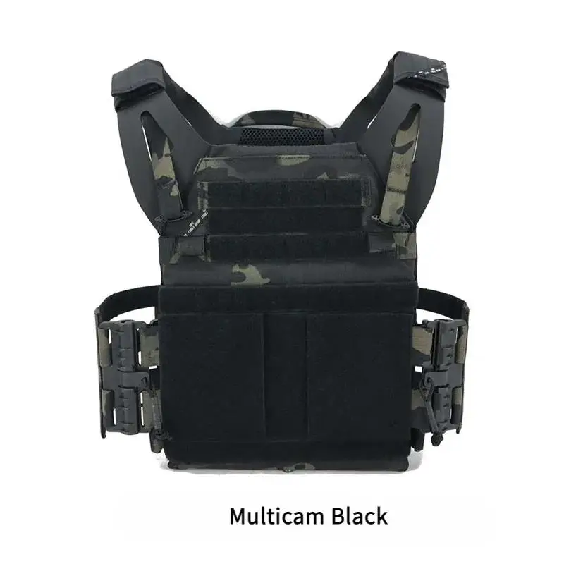 Sistema de fijación frontal con velcro y filas MOLLE