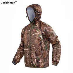 Chaqueta táctica rompevientos camuflaje biónico transpirable