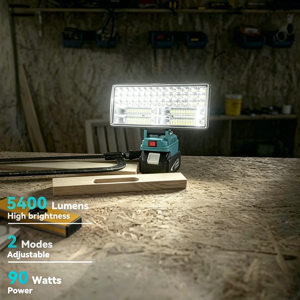 Makita linterna de mano LED con USB y batería de litio