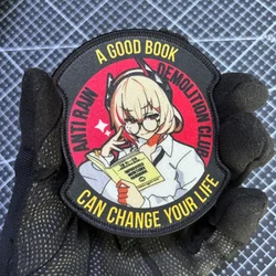 Parche táctico con velcro anime para mochilas y ropa laboral