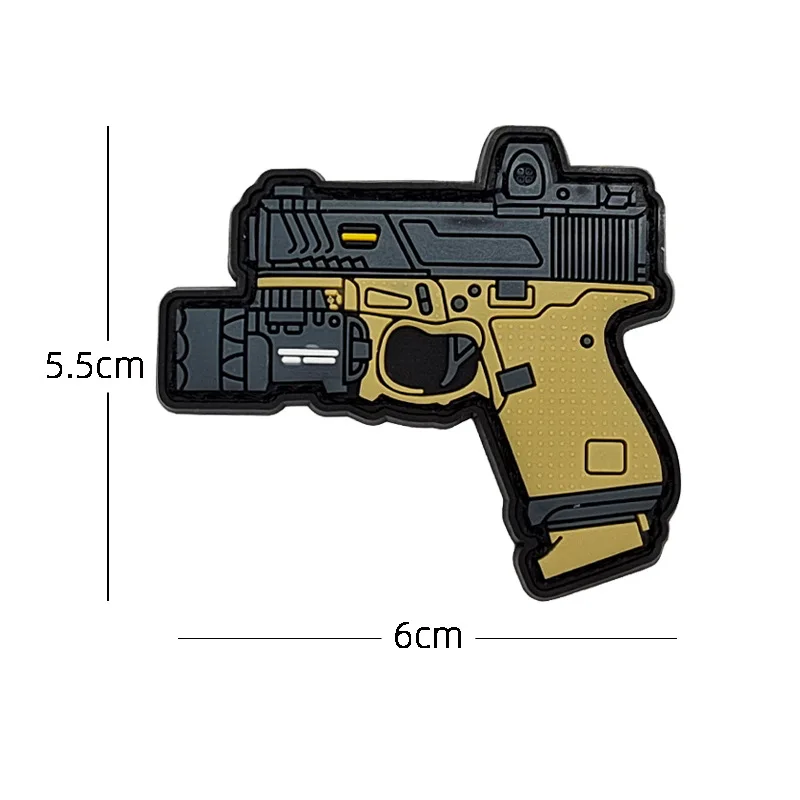 Parche táctico PVC para casco, pistola y mochila - imagen 4