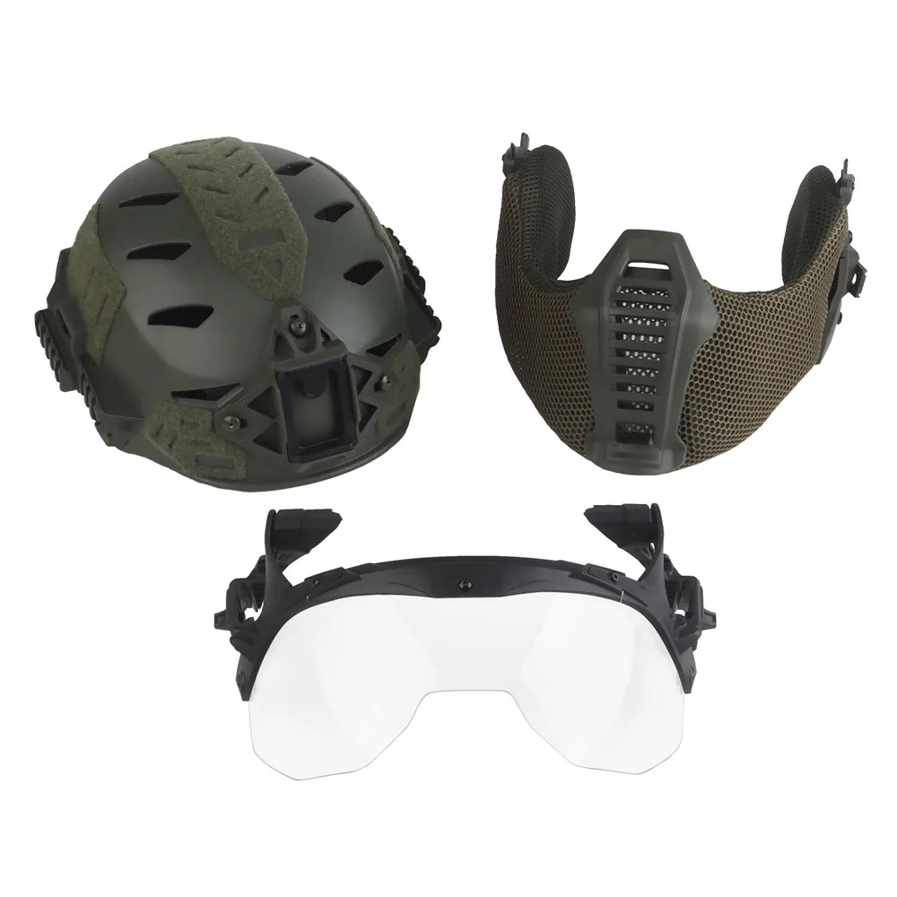 Casco táctico airsoft Wendy 3,0 para caza y paintball - imagen 5